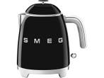 SMEG -  Mini Waterkoker 50s Style Collection  - Zwart, Elektronische apparatuur, Waterkokers, Verzenden, Nieuw