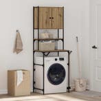 vidaXL Wasmachinekast Artisan Eiken 68 x 48,5 x 194 cm, Verzenden