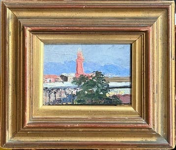 Eugenio Scorzelli (1890-1958) - Paesaggio, Antiek en Kunst