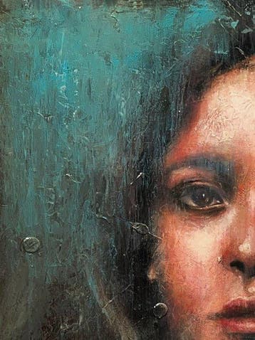 Robina Yasmin - Portrait in Hue, Antiek en Kunst