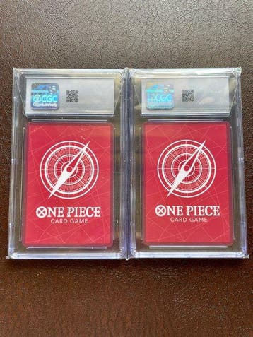 Bandai - 2 Graded card - One Piece - Usopp , Chopper Foil,, Nieuw