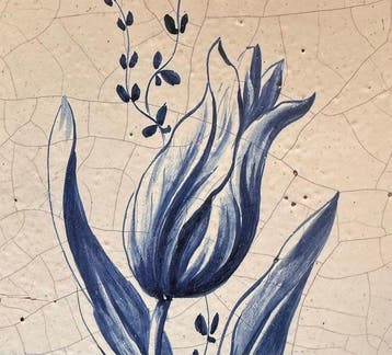 Antique Carreau - tulipe - Antique - 1790-1820 - Carreaux de