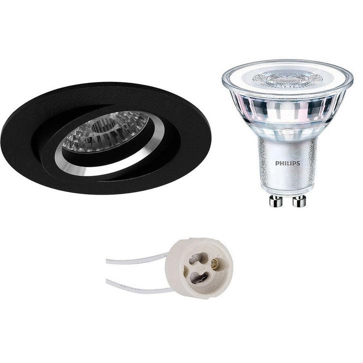 Pragmi Aerony Pro 3W LED Spot Set - Kantelbare Ronde Inbouws, Maison & Meubles, Lampes | Spots, Envoi
