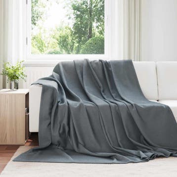 vidaXL Dekentjes 24 st Donkergrijs 240 x 220 cm 17.63 kg, Verzenden, Nieuw