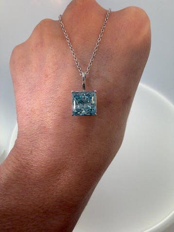 Sans prix de réserve - Collier - 14 carats Or blanc -