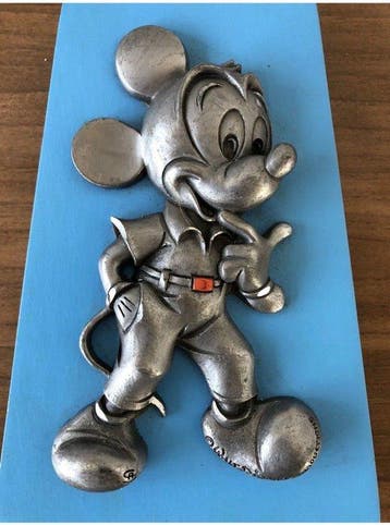 olimpic - walt disney - Kapstok - Hout, Tin - Mickey Maus