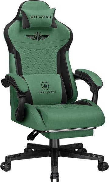 GTPLAYER Gamingstoel, ergonomische gamerstoel van stof, met, Maison & Meubles, Verzenden