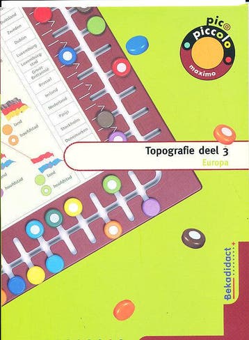 Pico Piccolo Maximo Topografie 3 (mapje) groep 8, Boeken, Verzenden, Nieuw