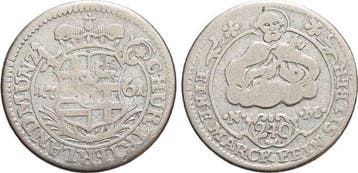 5 Kreuzer 1761 Nm Trier-erzbistum Johann Philipp von Wald..., Verzenden