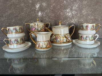 Augarten Wien – Austrian Porcelain Tea Service – Pastoral
