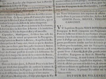 Dufour de Villeneuve - Sur les bateliers de la rivière dAin