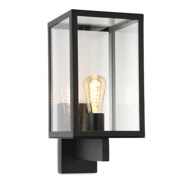 Strak & modern Camden Muurlamp Zwart Buitenverlichting, Verzenden, Nieuw
