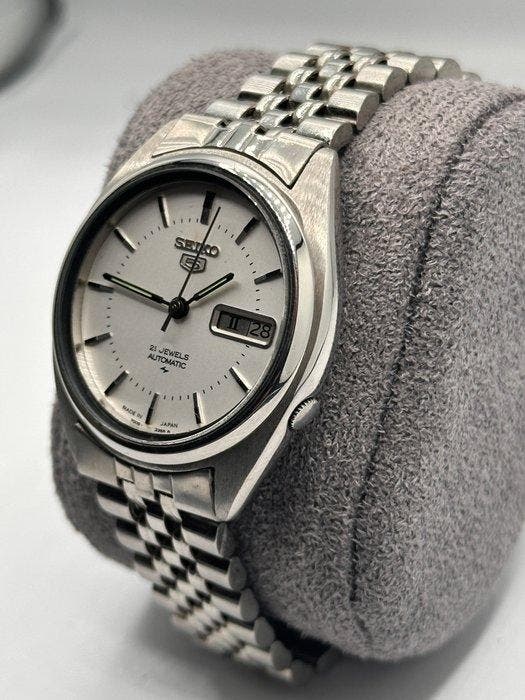 Seiko - Seiko 5 Automatic Day-Date - Sans prix de réserve -, Handtassen en Accessoires, Horloges | Antiek