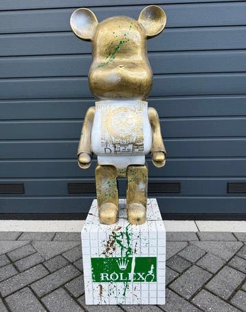 Daluxe Art - 1999 • XXL Rolex Teddybeer Display (110cm)
