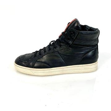 Prada Sneaker High Zipper Black 4T 2596 UK 6 - High-top, Nieuw