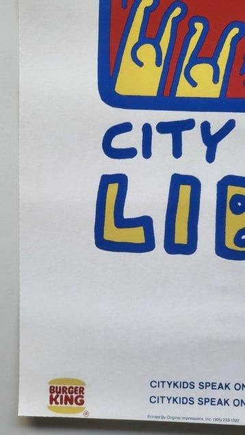 Keith Haring - City Kids Speak On Liberty 1986 - Jaren 1980