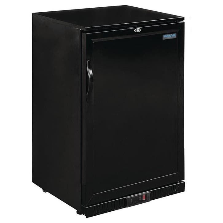 Polar G-serie 900mm barkoeling enkele deur 138L zwart, Articles professionnels, Horeca | Équipement de cuisine, Envoi