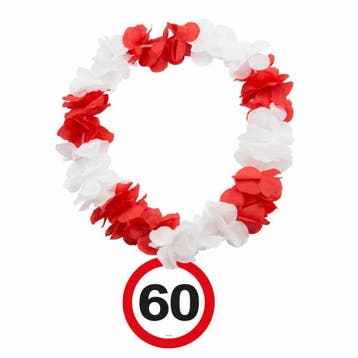 Hawaii Krans 60 Jaar Verkeersbord, Verzenden