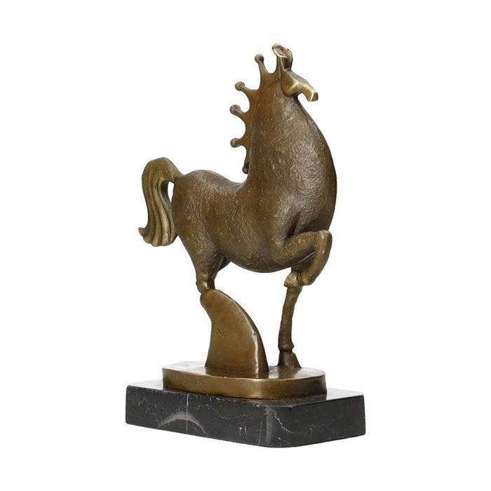 Figurine - Horse after Dali - Bronze, Marbre, Antiquités & Art, Art | Objets design