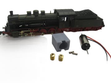 micromotor NF024G motor ombouwset voor Fleischmann BR 55 (DB, Overige merken, Gelijkstroom, Verzenden, Overige typen