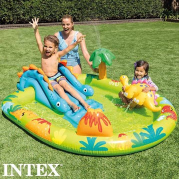 Intex 57166NP kleine speelplaats Dino, opblaasbare speelp..., Ophalen of Verzenden