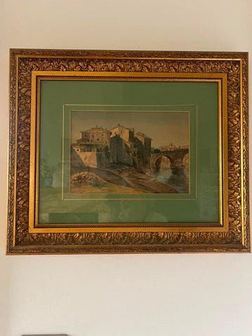 Marten Eskil Winge (1825-1896) - Tiberina Island, Rome