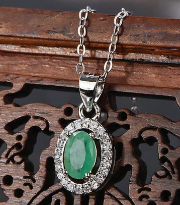 Zonder minimumprijs - Ketting met hanger Zilver, Platina,