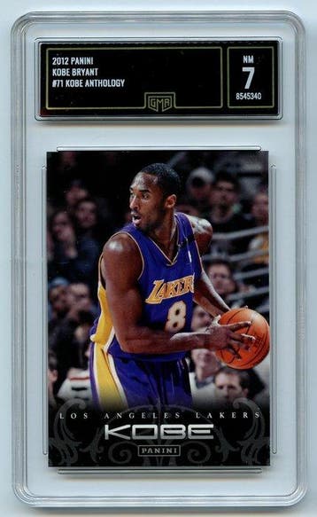 Panini - Lot of 3 - 2012 Anthology - GMA graded - Kobe