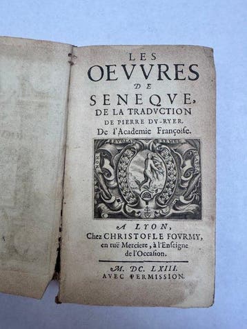 Sénèque. - Des bienfaits - 1663