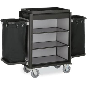 Huishoudwagen | ISABELLA | Aluminium/Hout | 3 Niveaus |, Verzenden, Nieuw in verpakking