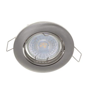 GU10 - armatuur - Aegir - kantelbaar - silver, Verzenden, Nieuw