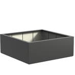 Polyester plantenbak 160x160x60cm - Met bodem, Tuin en Terras, Kunststof, 100 cm of meer, Vierkant, Nieuw