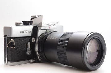 Minolta SR-T 101 + MD 75-150 / 4 Analoge camera, Audio, Tv en Foto, Nieuw