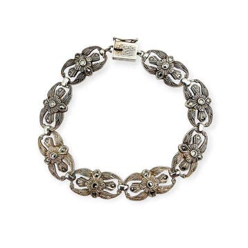 Zonder minimumprijs - Armband Zilver - Art Deco