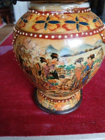 Sans prix de réserve - Pipe - Porcelaine, Laiton, Fer