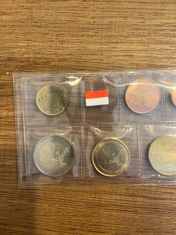 Monaco. Serie 1 Cent - 2 Euro 2001 (8 coins) (Sans prix de