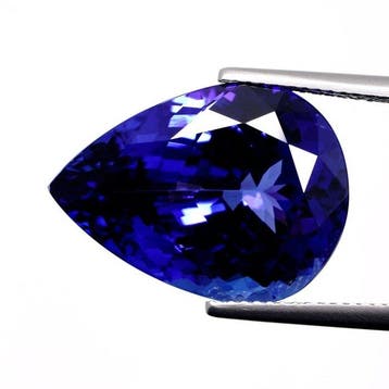 1 pcs Bleu, Violet Tanzanite - 17.44 ct - International
