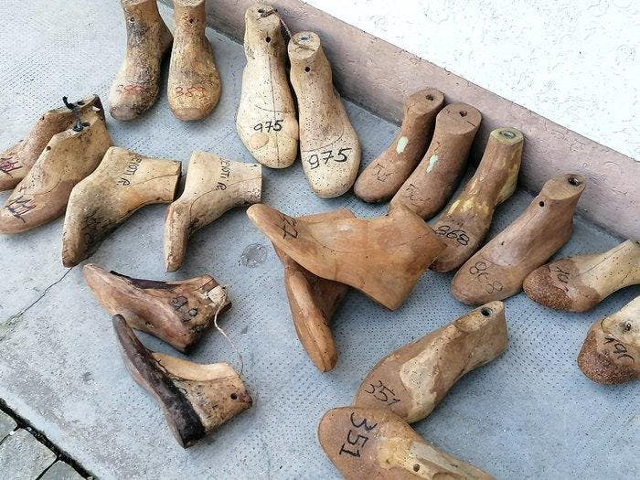 Forme da Calzolaio - Werktuig (20) - Schoenmakersmallen, Antiek en Kunst, Curiosa en Brocante