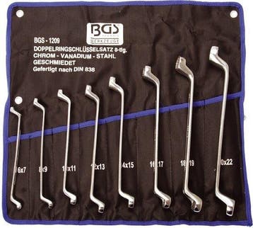 Bgs Technic Sleutelset, ring-ring, 8 delig, Verzenden, Nieuw
