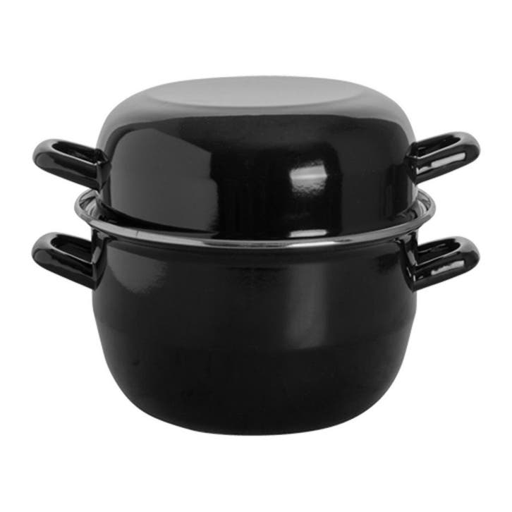 Mosselpan | Geëmailleerd | 3.3L | Div. Warmtebronnen |, Zakelijke goederen, Horeca | Keukenapparatuur, Nieuw in verpakking, Verzenden