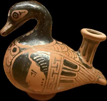 Faïence Vase - 12 cm - Réplique dun askos grec antique, Collections