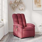 Massagestoel Wijnrood | Retour Deal | 63% Korting!, Eenpersoons, Verzenden, Nieuw, 75 tot 100 cm