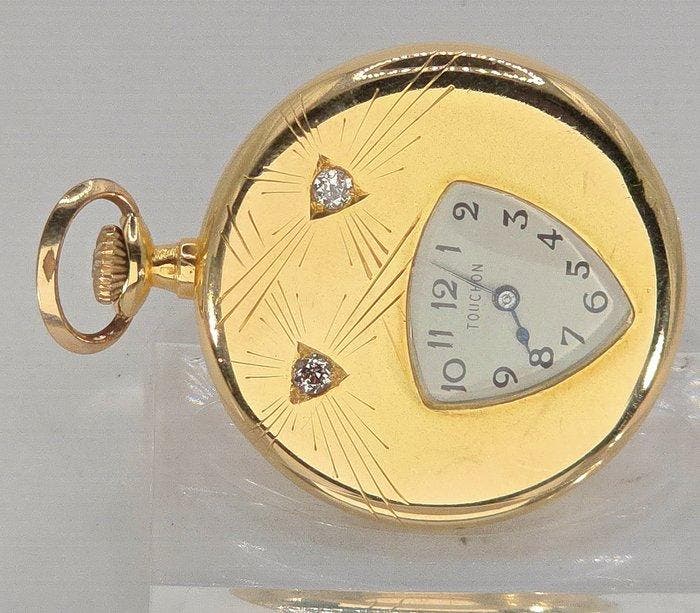 Touchon - Lepine Schmuck Taschenuhr - 18K Gold -, Bijoux, Sacs & Beauté, Montres | Hommes