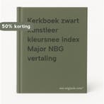 Kerkboek zwart kunstleer kleursnee index Major NBG vertaling, Verzenden, Gelezen
