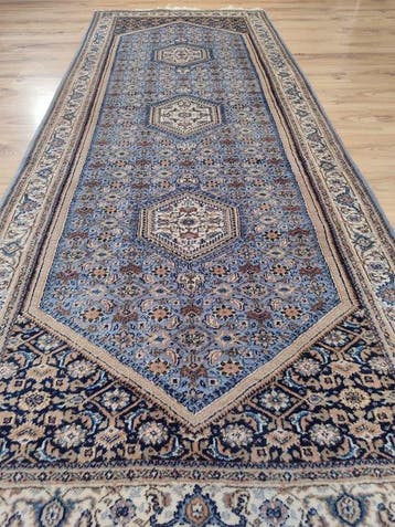 Bidjar - Vloerkleed - 2.6 m - 1 m - Herati Runner Design, Nieuw