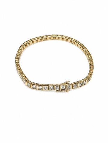 Armband - 14 karaat Geel goud - 1.52ct. tw. Diamant, Nieuw