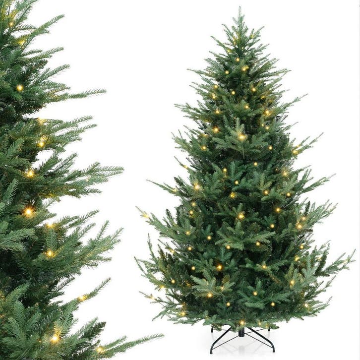 2dekans | Coast Kunstkerstboom 210 cm – Voorverlicht met, Divers, Noël, Enlèvement ou Envoi