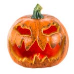 Halloween Pompoen Knipperend 16cm, Verzenden, Nieuw