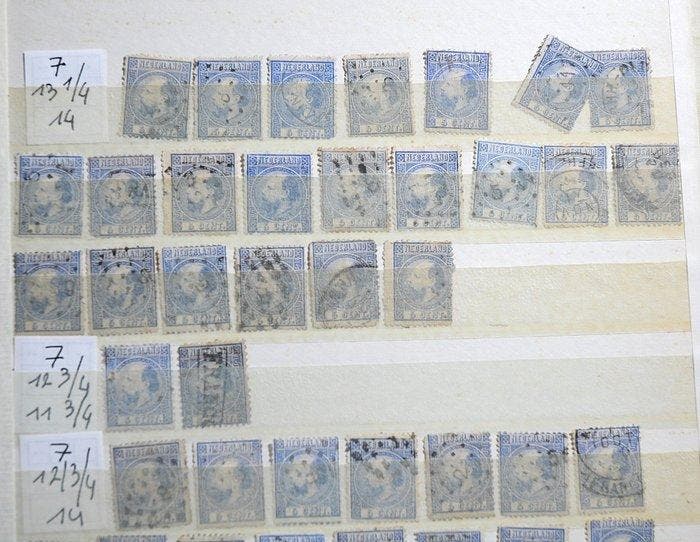 Nederland - Verzameling met klassiek in aantallen op, Postzegels en Munten, Postzegels | Nederland