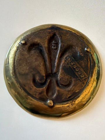 Vide-poche - Authentiek massief bronzen schoteltje voor